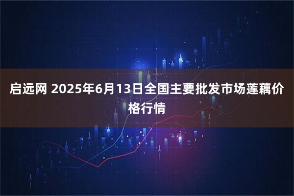 启远网 2025年6月13日全国主要批发市场莲藕价格行情
